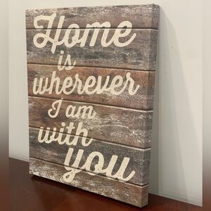 Canvas Sign for your home 💕